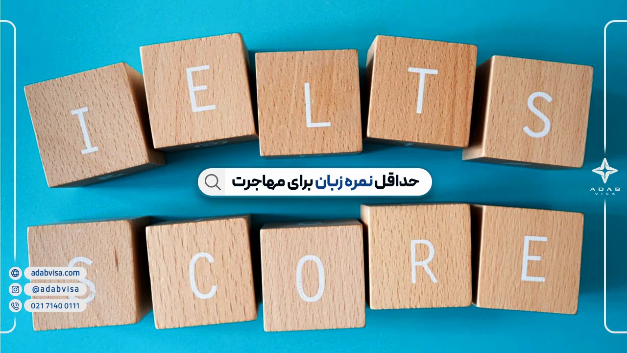 حداقل نمره زبان برای مهاجرت به هر کشور