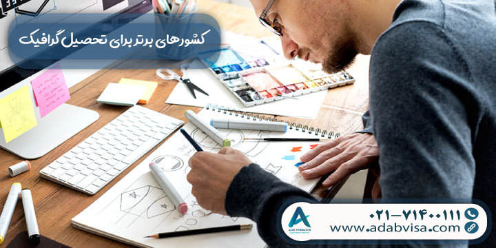کشورهای برتر برای تحصیل گرافیک
