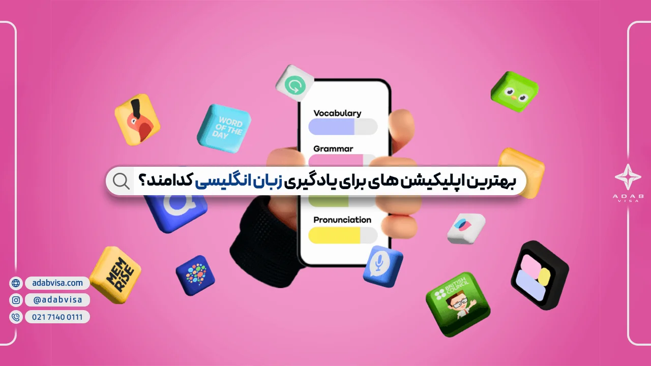 بهترین اپلیکیشن آموزش زبان انگلیسی
