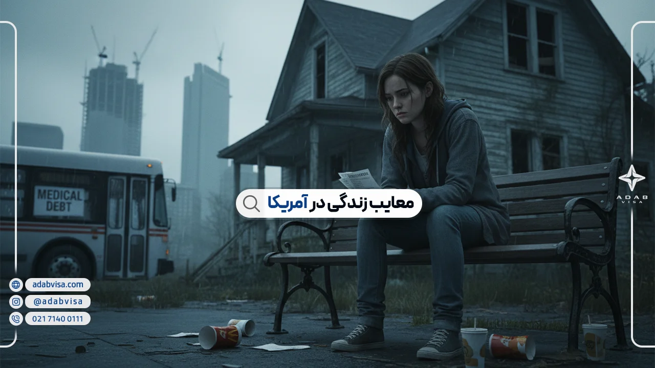 معایب زندگی در آمریکا | چالش های زندگی در آمریکا