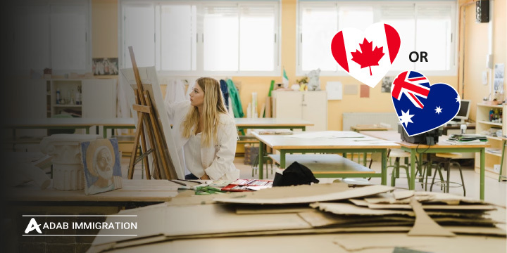 تحصیل در رشته هنر؛ کانادا یا استرالیا؟