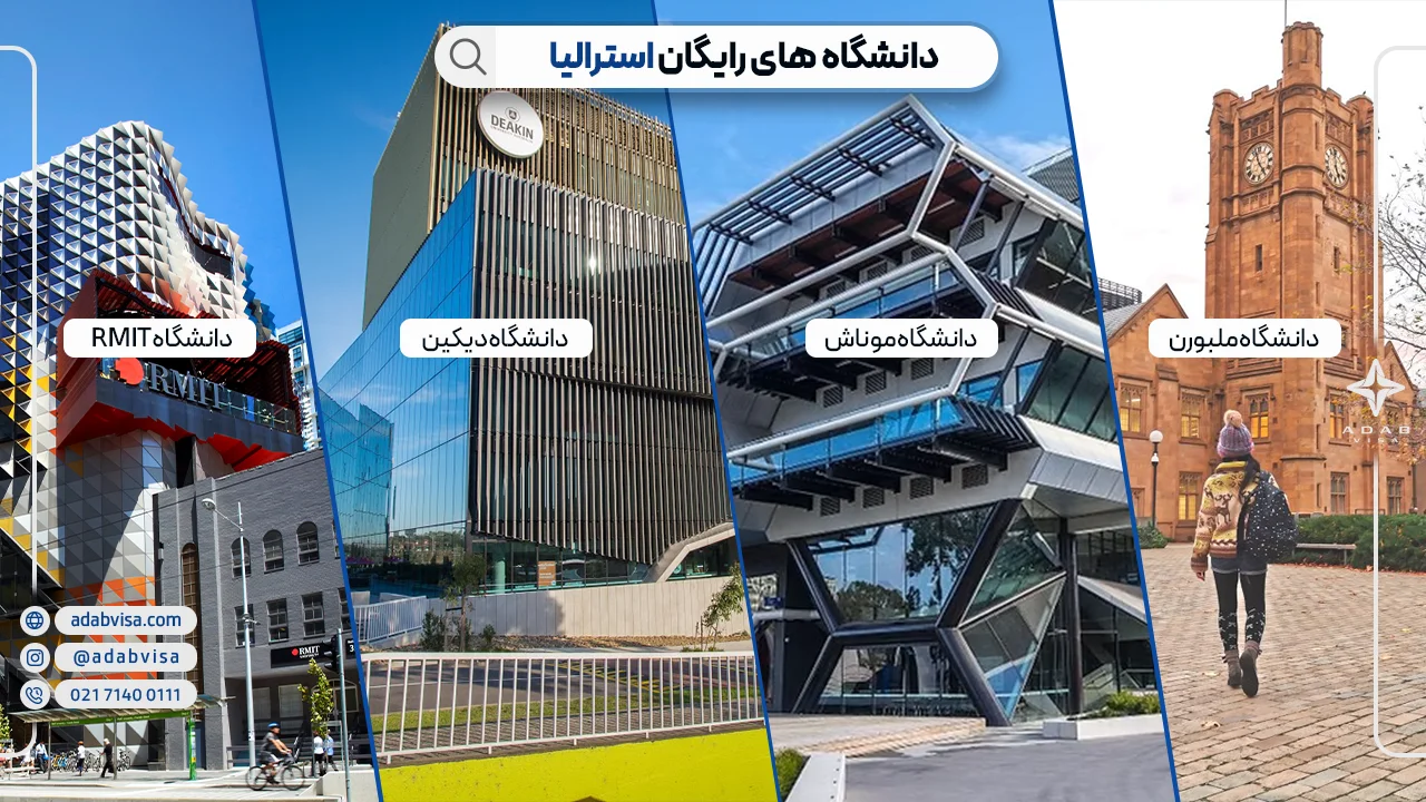دانشگاه های رایگان استرالیا | ادب ویزا